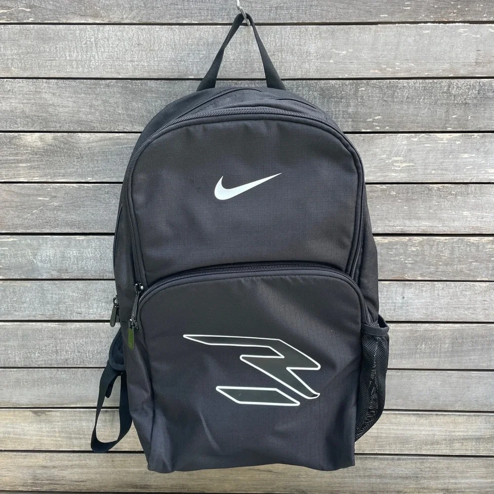 Nike 3brand Backpack Swoosh Laptop Bag Multi Pocket Elite Russell 9AT012023